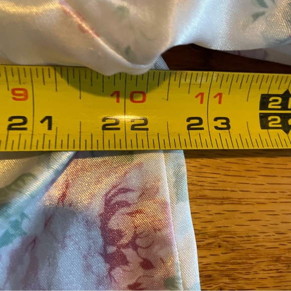 Aria womens pajama set size medium 12 14 white floral flannel lining button - Picture 8 of 14